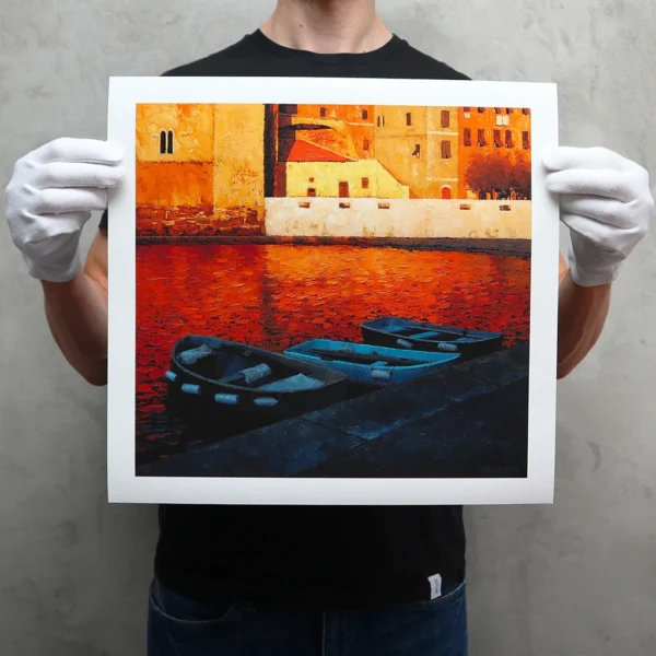 Sunset In Cinque Terre (Print on Paper) - Marek Krumpár